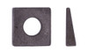 7/8" Square Beveled Washer, Malleable Iron, Plain (Box of 135)