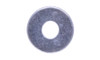 M10 Fender Washer, Din 9021B, Low Carbon Steel, Zinc Clear (Box of 800)