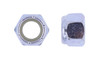 #5-44 UNF NM Nylon Insert Lock Nut, Low Carbon Steel, Zinc Clear (Box of 5000)