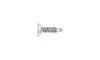 #8-18 x 1/2 Flat Head, Undercut Phillips Tek Screw #2 Point, 18-8 SS (Box of 5000)