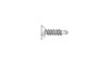 #10-16 x 1 Flat Head, Undercut Phillips Tek Screw #3 Point, 18-8 SS (Box of 3000)