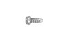 #6-20 x 1/2 Hex Washer Head Phillips Tek Screw #2 Point, Steel Silver Ruspert (Box of 10000)
