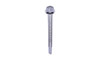#12-24 x 3 Hex Washer Head  Tek Screw #5 Point, Steel Zinc (Box of 1000)