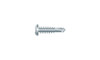 P86Q - #8-18 x 3/4 Pan Head Square Tek Screw #2 Point, Steel Zinc  (Box of 10000)
