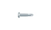 1/4"-14 x 2 Pan Head Square Tek Screw #3 Point, Steel Zinc (Box of 1000)