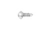 #10-16 x 1 Round Washer Head Phillips Tek Screw #3 Point, Steel Zinc (Box of 5000)