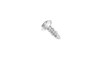 #10-16 x 1/2 Truss Head Torx (6-Lobe) Tek Screw #3 Point, Steel Zinc (Box of 8000)