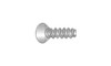 #8-16 x 3/8 Flat Head, Undercut Torx (6-Lobe) Thread Rolling Screw, Steel Zinc Clear & Wax (Box of 10000)