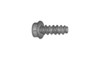 #8-16 x 3/8 Hex Washer Head Unslotted Thread Rolling Screw, Steel Black Oxide & Wax (Box of 10000)