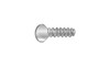 #4-20 x 1/2 Oval Head Phillips Thread Rolling Screw, Steel Zinc Clear & Wax (Box of 9000)