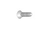 5/16"-18 x 1-1/2 Flat Head Torx (6-Lobe) Thread Rolling Screw, Steel Zinc Clear & Wax (Box of 700)