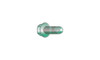 #6-32 x 3/8 Hex Washer Head Unslotted Thread Rolling Screw, Steel Zinc Green & Wax (Box of 10000)