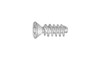 2.5-1.12 x 10 mm Flat Head Torx (6-Lobe) Thread Rolling Screw, Steel Zinc Clear (Box of 5000)