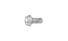 3/8"-16 x 2-1/2 Hex Washer Head Unslotted Thread Cutting Screw Type F, Steel Zinc Clear (Box of 350)