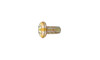 #8-32 x 5/16 Pan Head Phillips Thread Cutting Screw Type F, Steel Zinc Yellow (Box of 10000)