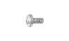 #10-32 x 3/8 Pan Head Square Thread Cutting Screw Type F, Steel Zinc Clear (Box of 10000)
