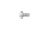 #10-24 x 1/2 Pan Head Slotted Thread Cutting Screw Type 1, Steel Zinc Clear (Box of 8000)