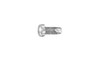 #8-32 x 1/2 Hex Head Unslotted Thread Cutting Screw Type 23, Steel Zinc Clear (Box of 10000)