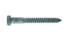 3/8"-7 x 7" Hex Lag Bolt Low Carbon Steel, Hot Dipped Galvanized (Box of 145)