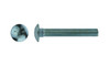 1/2"-13 x 7-1/2" Carriage Bolt Grade 5, Zinc Clear - FT (Box of 50)