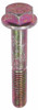 M8-1.25 x 70 Flange Bolt Din 6921, Grade 10.9, Zinc Yellow