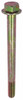 M10-1.5 x 110 Flange Bolt Din 6921, Grade 10.9, Zinc Yellow