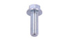 M10-1.25 x 25 JIS B1189 Flange Bolt, Grade 10.9, Zinc Clear