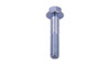 M10-1.25 x 100 JIS B1189 Flange Bolt, Grade 10.9, Zinc Clear