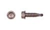 4H1 - 1/4"-14 x 7/8 Hex Washer Head  Tek Screw #1 Point(Lap Stitch Screw), 410 SS #12 Hd  (Box of 2500)