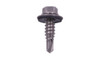 4HA1 - 1/4"-14 x 7/8 Hex Washer Head  Tek Screw #1 Point(Lap Stitch Screw), 410 SS #12 Hd, with Neo Washer  (Box of 2500)