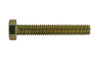 1/4"-20 x 2-1/4" Hex Tap Bolt Grade 8, Zinc Yellow - FT (Box of 1000)