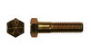 7/8"-9 x 6" Hex Cap Screw Grade 8, Zinc Yellow - PT (Box of 30)
