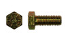 3/8"-16 x 1-1/8" Hex Cap Screw Grade 8, Zinc Yellow - FT (Package of 100)