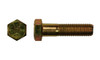 1/2"-20 x 2-1/2" Hex Cap Screw Grade 8, Zinc Yellow - PT (Package of 50)