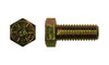 7/8"-9 x 2" Hex Cap Screw Grade 8, Zinc Yellow - FT