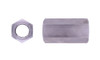 7/8"-9 x W1-1/4" x L2-1/2" Coupling Nut , Low Carbon Steel, Plain