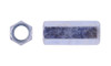 1"-8 x W1-3/8" x L2-3/4" Coupling Nut , Low Carbon Steel, Zinc Clear