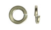 2" Regular Split Lock Washer, Low Carbon Steel, Zinc Clear