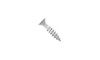 #9 x 2-1/2" Phillips Flat Head w/ Nibs Deep Thread Cabinet Screw, Steel, Zinc Clear - PT (Box of 2000)