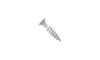 #10 x 1-1/4" Phillips Flat Head w/ Nibs Deep Thread Cabinet Screw, Steel, Zinc Clear - PT (Box of 4000)