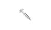 #10 x 1-1/2" Phillips Pan Head Deep Thread Cabinet Screw, Steel, Zinc Clear - PT (Box of 4000)