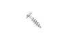 #8 x 7/16" Square Drive Truss Head Deep Thread Cabinet Screw, #6 Head, Steel, Zinc Clear - FT (Box of 10000)