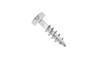 #7 x 1-1/4" Square Drive Modified Pan Head Pocket Hole Screw, Coarse Thread, Type 17, Steel, Zinc Clear (Box of 8000)
