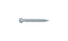 #9 x 1"  High Hex Washer Head Pole Barn Screw, Type S Sharp Point, Steel, Zinc Clear (1000 HR) (Box of 2500)