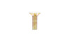 #4-40 x 5/16" Phillips Drive 100 Degree Flat Head Machine Screw, Steel, Zinc Yellow - FT (Box of 10000)