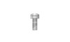 #3-48 x 1/2" Slotted Drive Fillister Head Machine Screw, Steel, Zinc Clear - FT (Box of 10000)
