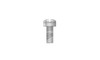 #8-32 x 1-1/8" Slotted Drive Fillister Head Machine Screw, Steel, Zinc Clear - FT (Box of 4000)