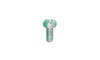 #8-32 x 1/2" Phillips Drive Pan Head Machine Screw, Steel, Zinc Green - FT (Box of 10000)