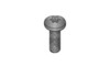 #10-24 x 1/2" Torx Drive Pan Head Machine Screw, Steel, Black Oxide - FT (Box of 7000)