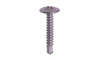 #12 x 1-1/2 Self-Drilling K-Lath Tek Screw, 410 Stainless Steel, Modified Truss Wafer Head, Phillips
